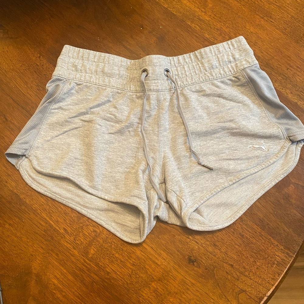 Puma Lounge Shorts, Running Shorts, Gray, Women's Size Small